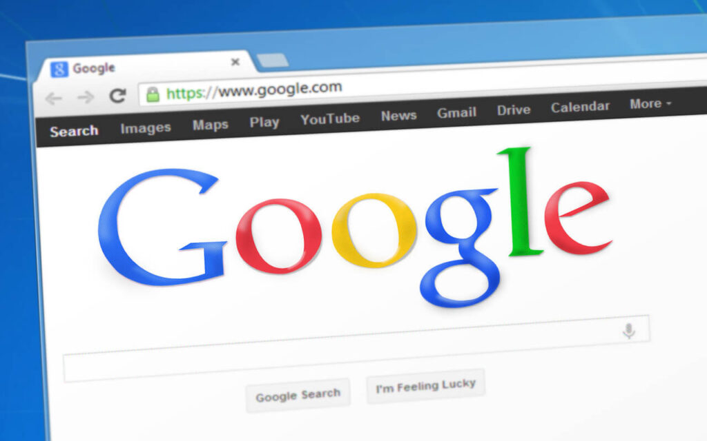 Logo Google affiché sur un écran, représentant Google Calendar et ses nouvelles fonctionnalités avec l'IA